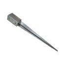 Einschlagbodenhülse feuerverzinkt 81x81x750 mm