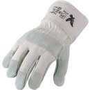 1 Paar Rindspaltlederhandschuhe HS gefüttert natur...