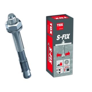 1 Stück TOX S-Fix Pro Bolzenanker verzinkt M12x110/14