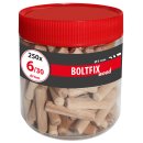 250 Stück TOX Boltfix wood Holzdübel 6/30 mm in...