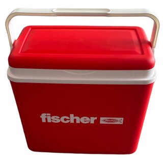 Adriatic Kühlbox FISCHER Rot 24L Isolierbox Thermobehälter