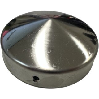 Pfostenkappe Ø Rund 80 mm Pyramide Edelstahl