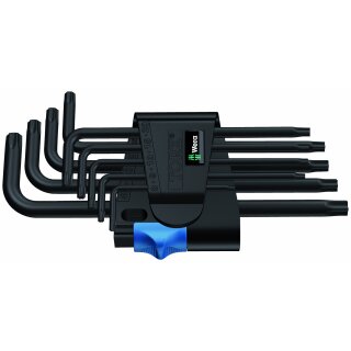 967/9 TX HF 1 Winkelschlüsselsatz mit Haltefunktion, BlackLaser, 9-teilig