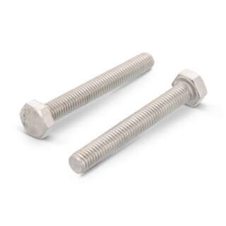DIN 933 Sechskantschrauben Edelstahl A2 M8x65 mm (100) Stück
