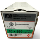 25 Stück JD Plus Konstruktionsschrauben 10x260...