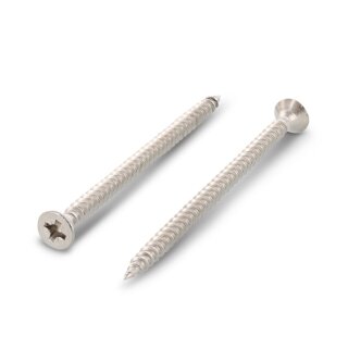 Spanplattenschrauben Vollgewinde Edelstahl A2 Kreuz Pozidrive 3,5x30 mm (500) Stück