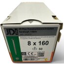 50 Stück JD Plus Konstruktionsschrauben 8x160...