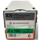 50 Stück JD Plus Konstruktionsschrauben 8x180...