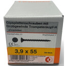 200 Stück 3,9x55 Gipsplattenschrauben Grobgewinde...
