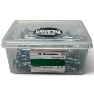 1kg JD 79 Spanplattenschrauben Dresselhaus 5x80 verzinkt TX